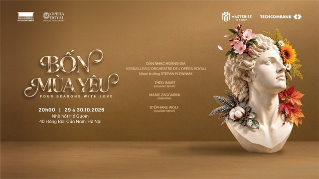 Techcombank và Masterise Group mang hòa nhạc kinh điển Châu Âu - “Four Seasons with Love” trở lại Hà Nội, lan tỏa những giá trị di sản vượt thời gian - Ảnh 1.