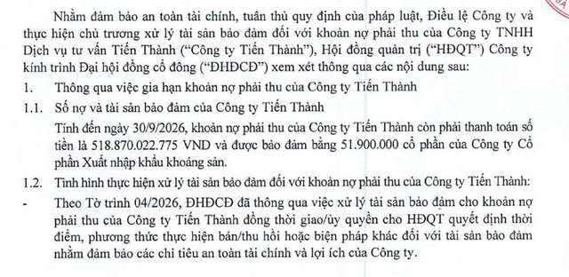EVS xin gia hạn khoản phải thu gần 519 tỷ đồng, trình cổ đông phương án tái cơ cấu- Ảnh 1.