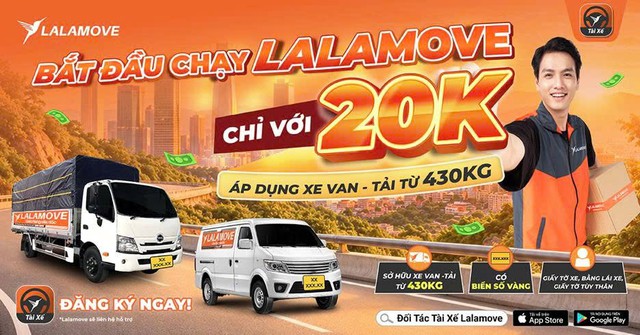 Lalamove giảm 80% phí ký quỹ cho đối tác tài xế mới, đồng hành cùng tài xế nâng cao thu nhập mùa cao điểm cuối năm - Ảnh 1.