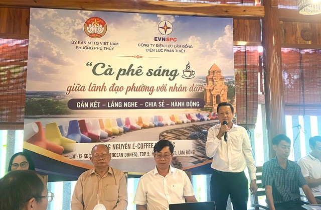 Cà phê sáng cùng nhân dân, ngành Điện Lâm Đồng lắng nghe từ cơ sở- Ảnh 1.