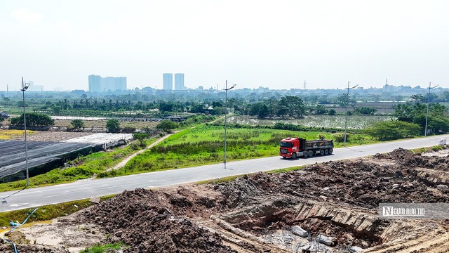 Đường song hành Vành đai 4 đoạn qua Hà Nội trước ngày thông xe- Ảnh 11.
