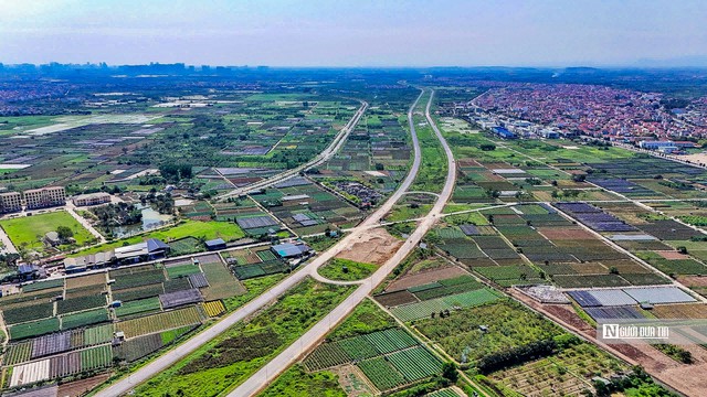 Đường song hành Vành đai 4 đoạn qua Hà Nội trước ngày thông xe- Ảnh 13.