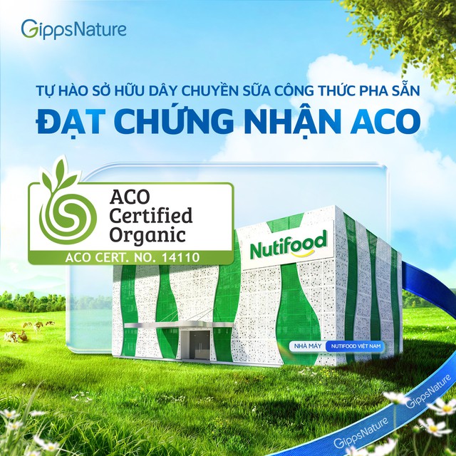 Nutifood sở hữu d&acirc;y chuyền sữa c&ocirc;ng thức pha sẵn đầu ti&ecirc;n tại Việt Nam đạt Chứng nhận Hữu cơ &Uacute;c (ACO) - Ảnh 1.