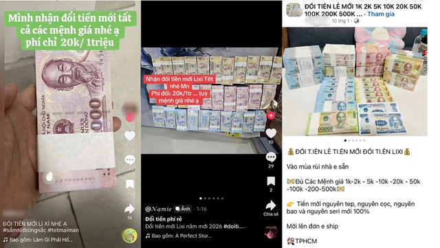 Cảnh gi&aacute;c với thủ đoạn lừa đảo đổi tiền mới, tiền lẻ qua mạng x&atilde; hội - Ảnh 1.