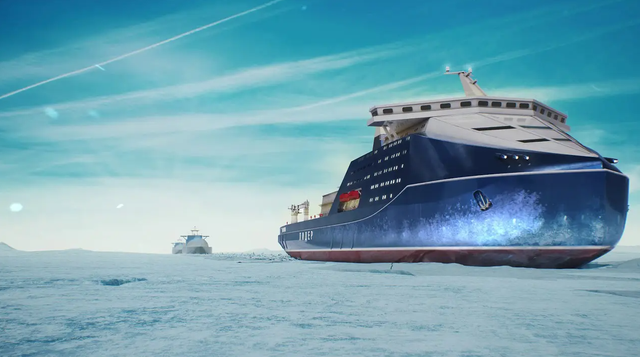 Nga đ&oacute;ng t&agrave;u ph&aacute; băng chạy bằng năng lượng hạt nh&acirc;n &ldquo;mạnh nhất&rdquo; - Ảnh 1.