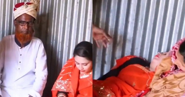 Nh&igrave;n thấy khu&ocirc;n mặt ch&uacute; rể, c&ocirc; d&acirc;u 20 tuổi ngất xỉu trong ng&agrave;y cưới - Ảnh 1.