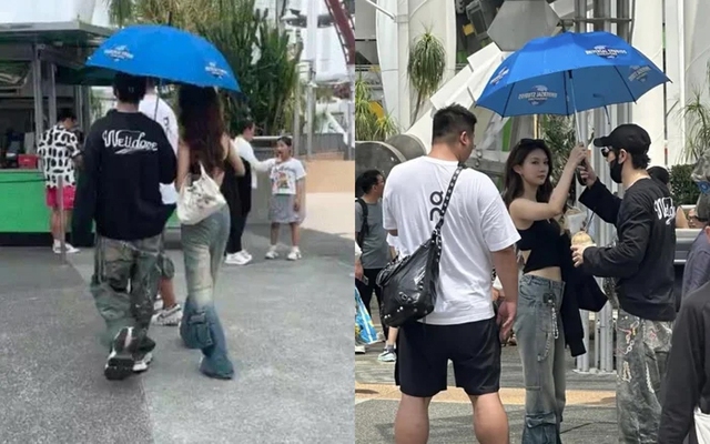 Nam diễn vi&ecirc;n Huỳnh Hiểu Minh bị bắt gặp đang hẹn h&ograve; c&ocirc; g&aacute;i lạ xinh đẹp - Ảnh 1.