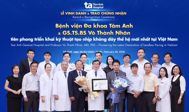 Lần đầu tiên tại Việt Nam, Bệnh viện Tâm Anh triển khai kỹ thuật tạo nhịp không dây thế hệ mới - Ảnh 1.