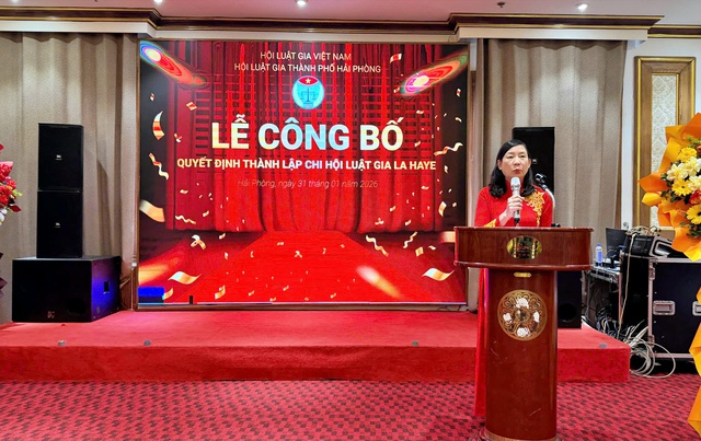 Th&agrave;nh lập Chi hội Luật gia La Haye tại Hải Ph&ograve;ng - Ảnh 3.