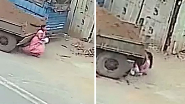 L&ugrave;i m&aacute;y k&eacute;o, t&agrave;i xế su&yacute;t c&aacute;n tr&uacute;ng người phụ nữ - Ảnh 1.