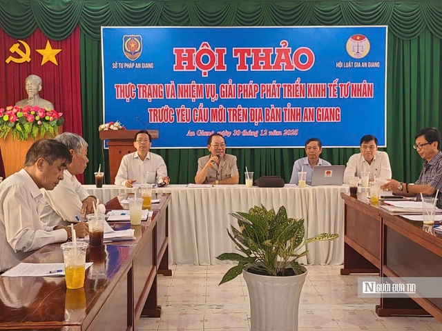 Hội Luật gia tỉnh An Giang: Cần quan t&acirc;m x&acirc;y dựng &ldquo;hạ tầng ph&aacute;p l&yacute;&rdquo; cho kinh tế tư nh&acirc;n ph&aacute;t triển - Ảnh 1.