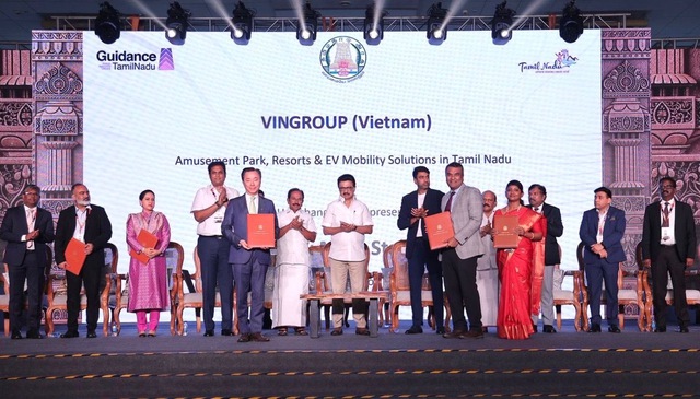 Vingroup k&yacute; kết MOU với bang Tamil Nadu, củng cố hệ sinh th&aacute;i đa ng&agrave;nh tại Ấn Độ - Ảnh 1.