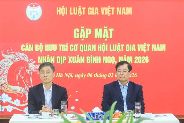 Cơ quan Trung ương Hội Luật gia Việt Nam gặp mặt c&aacute;n bộ hưu tr&iacute; nh&acirc;n dịp xu&acirc;n B&iacute;nh Ngọ- Ảnh 2.