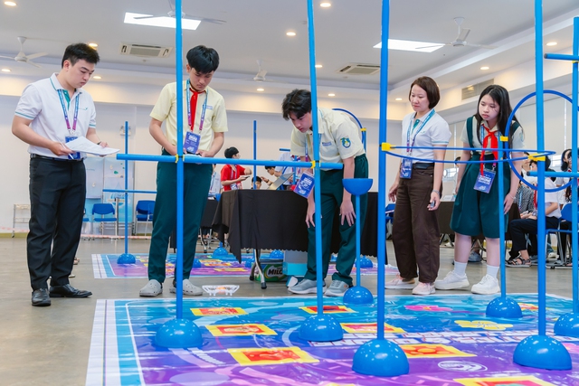 Đ&agrave; Nẵng: Học sinh 23 trường tranh t&agrave;i robot v&agrave; drone tại Sky-Line- Ảnh 2.