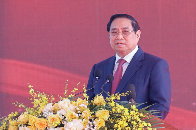 Thủ tướng Phạm Minh Ch&iacute;nh dự lễ kỷ niệm 120 năm ng&agrave;y sinh Thủ tướng Phạm Văn Đồng - Ảnh 3.