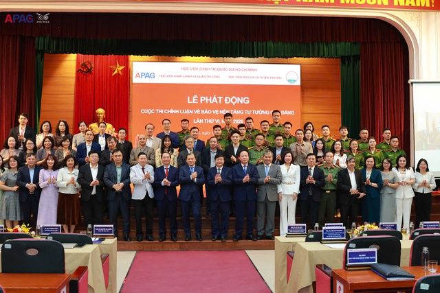 Ph&aacute;t động cuộc thi ch&iacute;nh luận về bảo vệ nền tảng tư tưởng của Đảng lần thứ 6 - Ảnh 4.