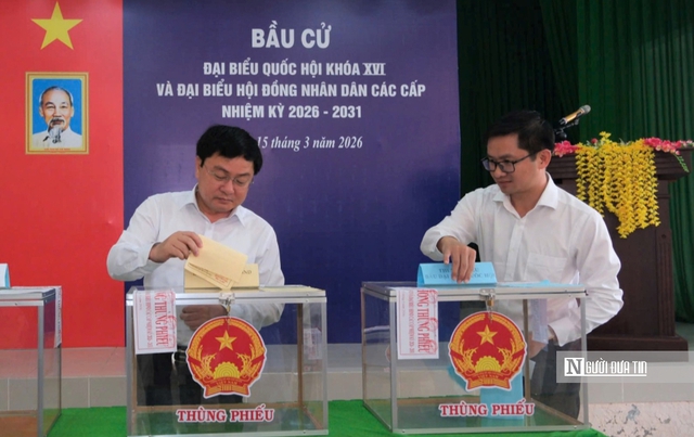 B&iacute; thư Tỉnh ủy, Chủ tịch UBND tỉnh c&ugrave;ng hơn 2 triệu cử tri T&acirc;y Ninh thực hiện quyền c&ocirc;ng d&acirc;n- Ảnh 4.