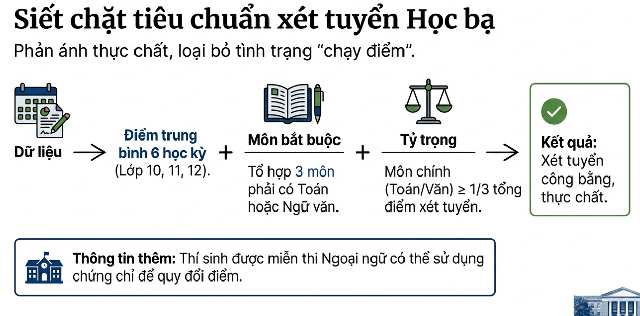 Tuyển sinh 2026: Xét học bạ, lựa chọn đa dạng cho thí sinh- Ảnh 1. Tuyển sinh 2026: Xét học bạ, lựa chọn đa dạng cho thí sinh- Ảnh 1.