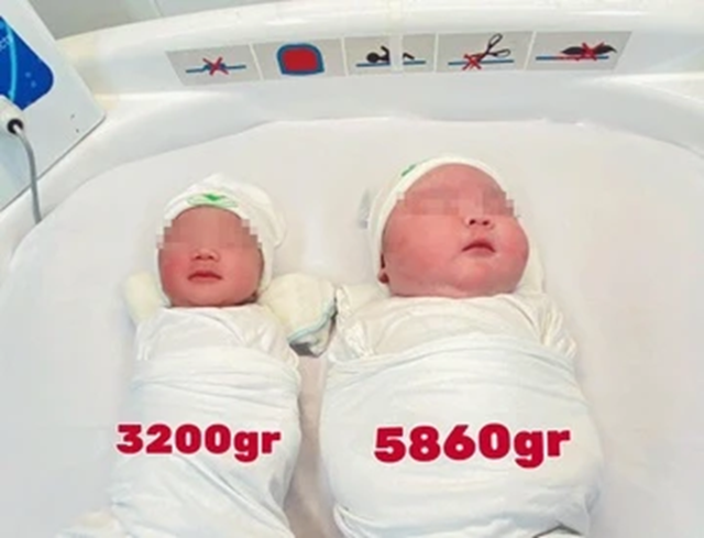 Hiếm gặp b&eacute; trai ch&agrave;o đời nặng 5,4 kg - Ảnh 2.