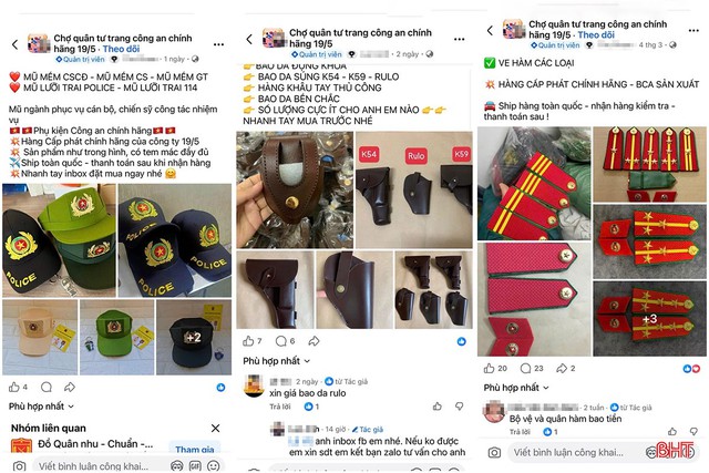 C&oacute; thể bị phạt tới 50 triệu đồng nếu đăng tin mua b&aacute;n trang phục C&ocirc;ng an, Qu&acirc;n đội - Ảnh 1.