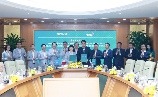 BIDV v&agrave; TTC tăng cường hợp t&aacute;c, th&uacute;c đẩy ph&aacute;t triển bền vững - Ảnh 1.