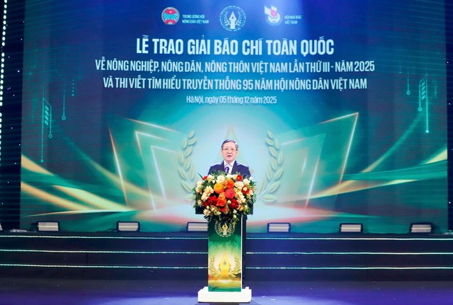 C&ocirc;ng bố Thể lệ giải b&aacute;o ch&iacute; to&agrave;n quốc về "tam n&ocirc;ng" năm 2026: Nhiều hạng mục giải thưởng lần đầu xuất hiện- Ảnh 2.