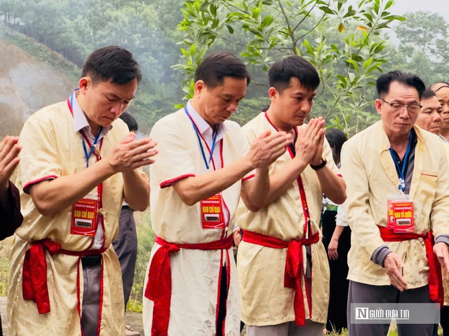 Về đền Ch&iacute;n Gian xem nghi lễ d&acirc;ng tr&acirc;u tế trời, kết nối ch&iacute;n mường người Th&aacute;i xứ Thanh  - Ảnh 3.