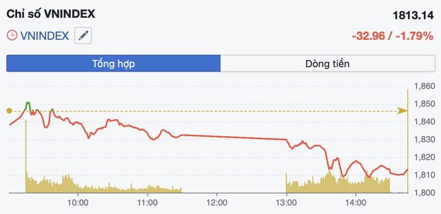 &ldquo;Họ Vin&rdquo; lao dốc, VN-Index mất gần 33 điểm; d&ograve;ng tiền xoay trục sang năng lượng - Ảnh 1.