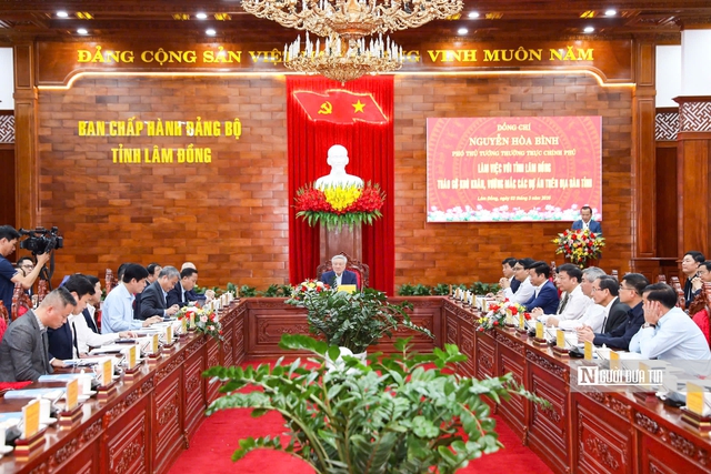 Ph&oacute; Thủ tướng Nguyễn H&ograve;a B&igrave;nh y&ecirc;u cầu xử l&yacute; dứt điểm c&aacute;c dự &aacute;n &ldquo;đắp chiếu&rdquo; tại L&acirc;m Đồng - Ảnh 1.