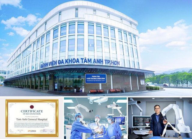 Siêu hot - Robot AI đầu tiên tại Việt Nam phẫu thuật thay khớp chuẩn xác vượt trội - Ảnh 1.