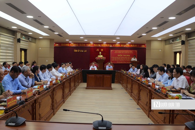 Đoàn kiểm tra, giám sát số 21 của Bộ Chính trị làm việc tại tỉnh Gia Lai - Ảnh 2.