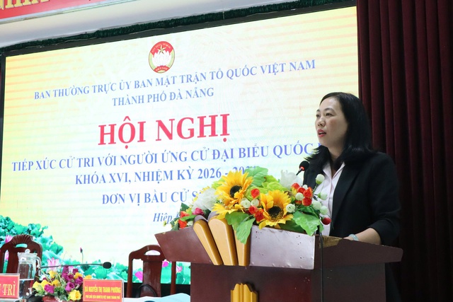 Ứng cử vi&ecirc;n đại biểu Quốc hội: S&acirc;u s&aacute;t, phản &aacute;nh vướng mắc ph&aacute;p luật, thủy điện của cử tri v&ugrave;ng n&uacute;i Đ&agrave; Nẵng- Ảnh 3.