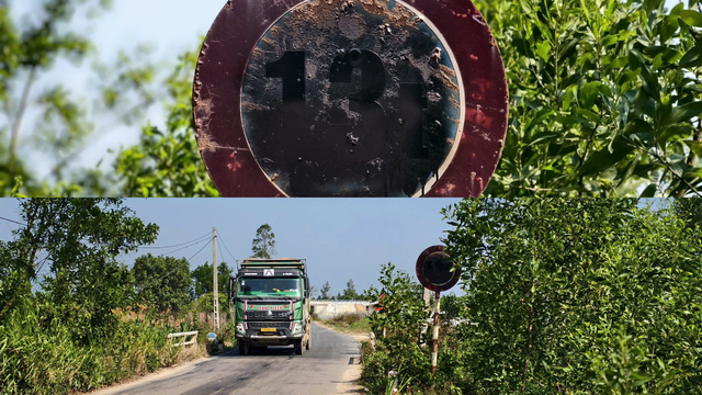 Gia Lai: Khắc phục loạt biển b&aacute;o cấm tải trọng bị sơn đen tr&ecirc;n đường- Ảnh 5.