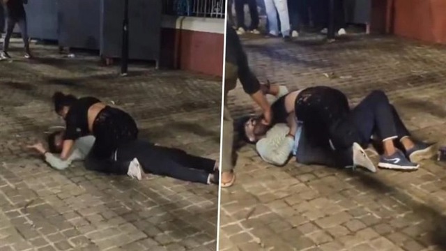 C&ocirc; g&aacute;i la h&eacute;t, tấn c&ocirc;ng bạn trai ngay giữa phố - Ảnh 1.