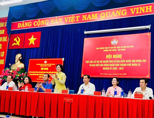 Bà Ung Thị Xuân Hương ứng cử ĐBQH khoá XVI tại Tp.Hồ Chí Minh - Ảnh 1.