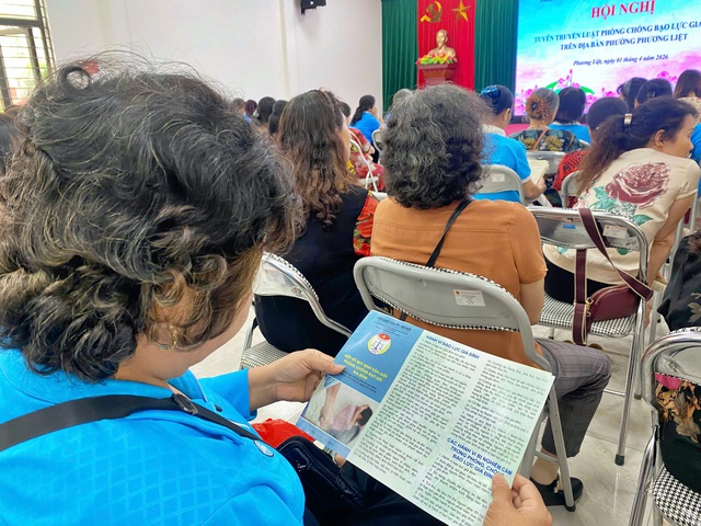 Hội Luật gia Tp.Hà Nội đẩy mạnh tuyên truyền phòng, chống bạo lực gia đình tới người dân - Ảnh 3.