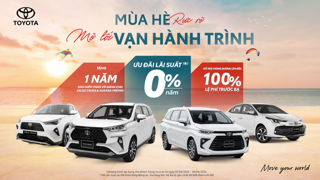 Toyota duy tr&igrave; sức mua với chương tr&igrave;nh ưu đ&atilde;i lớn trong th&aacute;ng 4 - Ảnh 1.