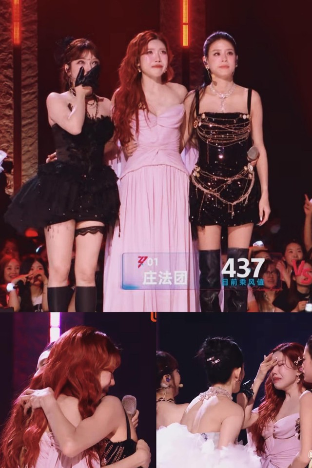 Ca sĩ Trang Ph&aacute;p kh&oacute;c nấc khi thua "sốc" ở Đạp Gi&oacute; Trung Quốc - Ảnh 5.