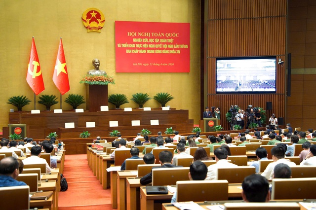 Hơn 2,2 triệu đảng vi&ecirc;n tham dự hội nghị to&agrave;n quốc qu&aacute;n triệt Nghị quyết Hội nghị Trung ương 2 - Ảnh 2.