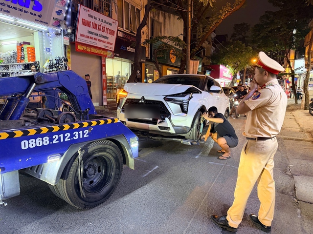 Kết quả nồng độ cồn, ma t&uacute;y của nữ t&agrave;i xế g&acirc;y tai nạn li&ecirc;n ho&agrave;n ở H&agrave; Nội - Ảnh 1.