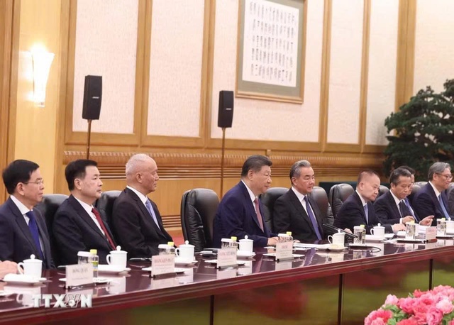 Đoàn kết chặt chẽ, tăng cường tin cậy chiến lược, kết nối phát triển, nâng tầm quan hệ Việt - Trung - Ảnh 2.