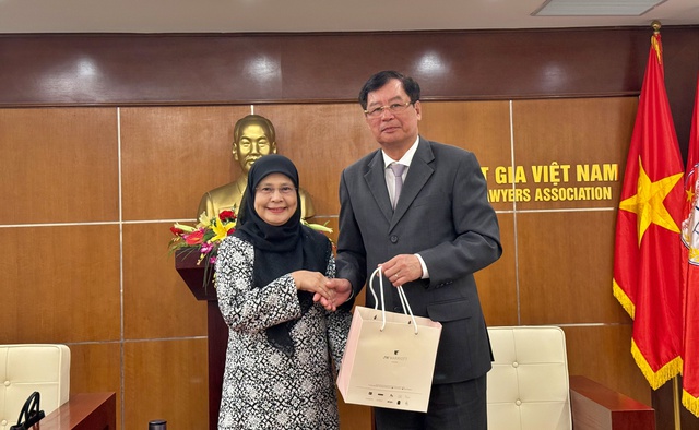 Ph&oacute; Chủ tịch Hội Luật gia Việt Nam tiếp Chủ tịch Hiệp hội Luật Đ&ocirc;ng Nam &Aacute;- Ảnh 6.