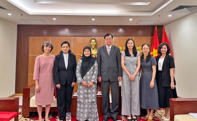 Ph&oacute; Chủ tịch Hội Luật gia Việt Nam tiếp Chủ tịch Hiệp hội Luật Đ&ocirc;ng Nam &Aacute;- Ảnh 9.