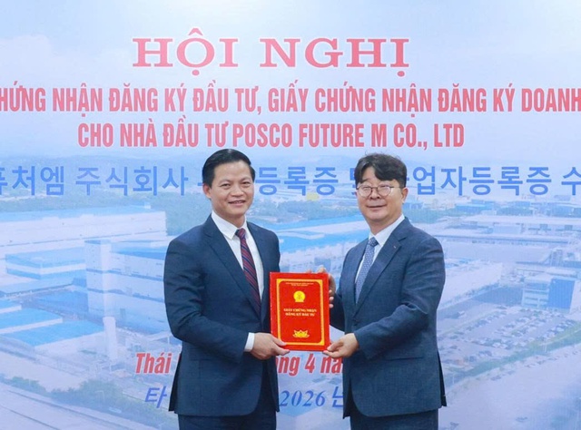 "G&atilde; khổng lồ" c&ocirc;ng nghiệp H&agrave;n Quốc đầu tư dự &aacute;n 282 triệu USD tại Th&aacute;i Nguy&ecirc;n- Ảnh 1.