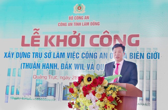 Khởi c&ocirc;ng trụ sở C&ocirc;ng an 3 x&atilde; bi&ecirc;n giới L&acirc;m Đồng: &ldquo;L&aacute; chắn&rdquo; an ninh nơi địa b&agrave;n chiến lược - Ảnh 3.