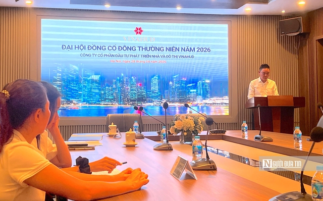 12 cổ đ&ocirc;ng tham dự, Vinahud tổ chức bất th&agrave;nh ĐHĐCĐ 2026- Ảnh 1.