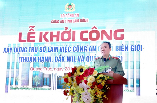 Khởi c&ocirc;ng trụ sở C&ocirc;ng an 3 x&atilde; bi&ecirc;n giới L&acirc;m Đồng: &ldquo;L&aacute; chắn&rdquo; an ninh nơi địa b&agrave;n chiến lược - Ảnh 2.