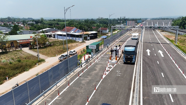 To&agrave;n cảnh ch&iacute;nh thức khai th&aacute;c cao tốc Quảng Ng&atilde;i - Ho&agrave;i Nhơn - Ảnh 11.