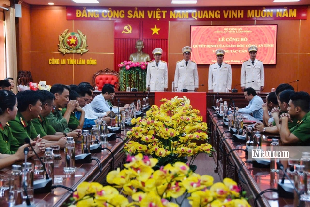 C&ocirc;ng an L&acirc;m Đồng bổ nhiệm Thượng t&aacute; Nguyễn Văn Tới giữ chức Trưởng C&ocirc;ng an phường Ph&uacute; Thủy - Ảnh 1.