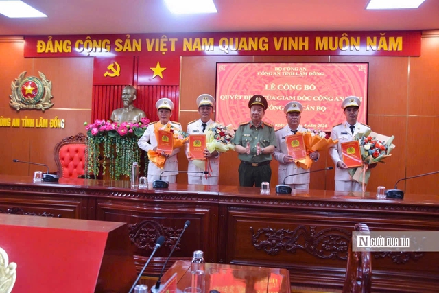 C&ocirc;ng an L&acirc;m Đồng bổ nhiệm Thượng t&aacute; Nguyễn Văn Tới giữ chức Trưởng C&ocirc;ng an phường Ph&uacute; Thủy - Ảnh 2.